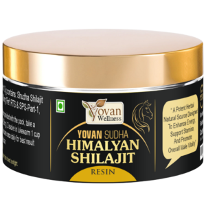 Yovan Sudha Himalayan Shilajit Resin is a pure herbal formulation that supports energy, stamina, strength, and overall male vitality using naturally sourced Himalayan Shilajit.